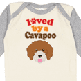 thumbnail image 4 of Inktastic Cavapoo Dog Gift Boys or Girls Long Sleeve Baby Bodysuit, 4 of 5