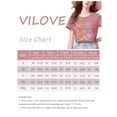thumbnail image 6 of VILOVE Womens Summer Tops World Traveler Magic Kingdom Castle Graphic Tee Crew Neck Short Sleeve T-Shirts, 6 of 6