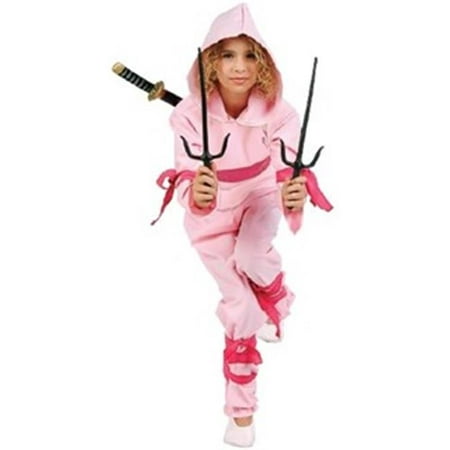 Rg Costumes 29140-M Ninja Girl Costume - Pink,