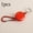Red, variant on Retractable Steel Wire Rope Pull Key Chain Spring Buckle Clasp Outdoor Steel Wire Rope Key Ring Rebound ID Card Holder Sports Multi-Function Tool