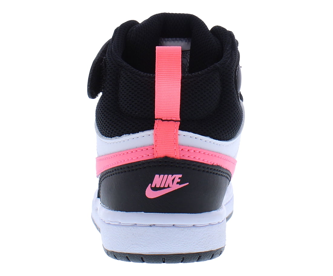 Nike Court Borough MID 2 PS Unisex CD7783-005 (Black/Sunset Pulse), Size 12
