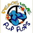 thumbnail image 3 of CafePress - Peace, Love, Flip Flops Light T Shirt - Men's Classic Graphic T-Shirt, 3 of 4