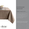 thumbnail image 2 of Elrene Home Fashions Continental Solid Texture Mantel Resistente A Las Manchas Y A Las Arrugas, 52.0 X 70.1 In, Rectangular, Color Topo, 2 of 5