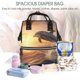 thumbnail image 5 of Easygdp Sunset Dancing Dolphin A para Bolsa de Bebé de Gran Capacidad con Múltiples Bolsillos, Bolsa de Pañales para Padres, Bolsa de Viaje Organizada y Elegante, 5 of 6