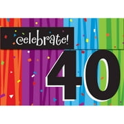 Milestone Celebrations 40th Birthday Invitations, 8pk