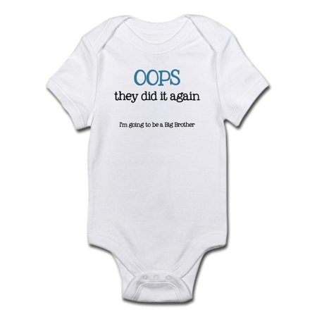 

CafePress - Oops_Brother Body Suit - Baby Light Bodysuit