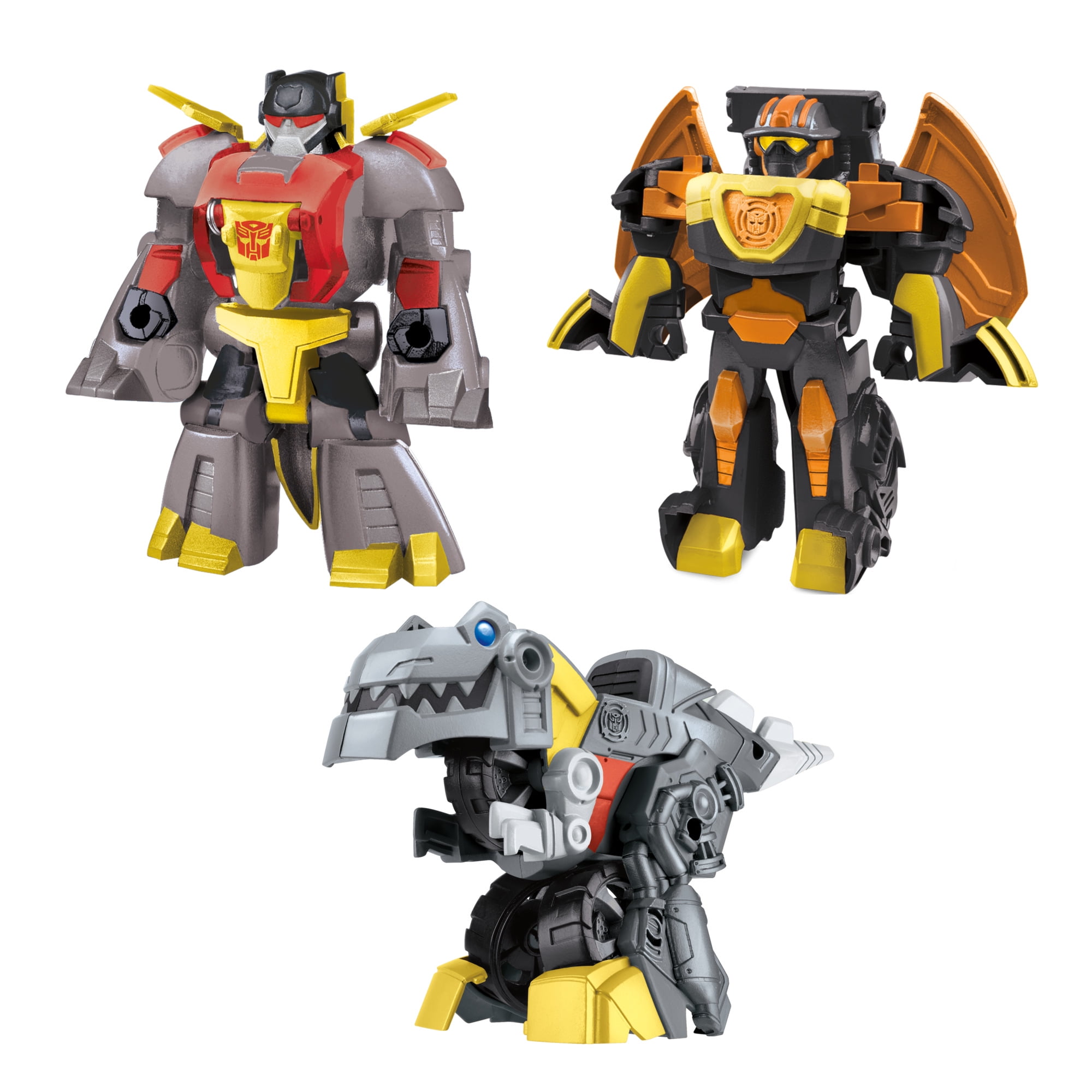 Transformers Dinobot Adventures Dinobot Squad Grimlock, Dinobot Snarl,  Predaking 3-Pack 