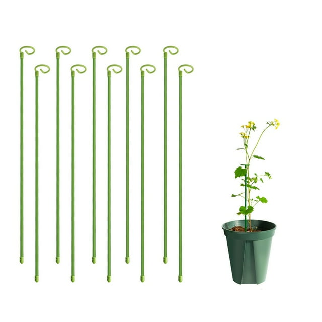 Trellises Connecting Rod Planting Support Stand Gardening Pole 10Pcs Fall Prevention Fiberglass Fixed Connector