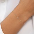 thumbnail image 2 of Dainty Gold Bracelets for Women, 14K Gold Plated Layered Bracelet Simple Sparkle Twisted Chain Bracelets Adjustable Diamond Bracelets Set Gold Jewelry for Women, 2 of 2