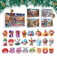 thumbnail image 2 of Calendario de Adviento de Navidad, caja sorpresa de payaso de Navidad para Halloween, caja para teléfono móvil con cuenta regresiva de 24, tenedor para pastel, marco de fotos, juego de accesorios de r, 2 of 5