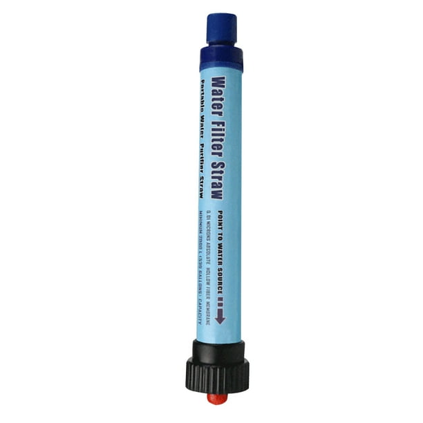 Filtro de camping, purificador de agua de paja, filtro de agua para bebidas al aire libre (azul cielo) Likrtyny Para estrenar