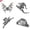 D, variant on Qocolcyl 3 PACK Gothic Halloween Hair Claw Clips, Bat Wing Spider Skeleton Hand Metal Large Hair Clips for Women, Spooky Punk Non-Slip Hair Barrettes for Halloween Party Daily Hairstyle Decor
