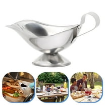 ELAYARD Sauce Bowl Gravy Boat Silver Stainless Steel 1Pcs