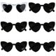 thumbnail image 1 of Gafas de Sol con Forma de Corazón Clcnsusilk para Despedida de Soltera - Paquete de 8 Piezas, 1 of 7