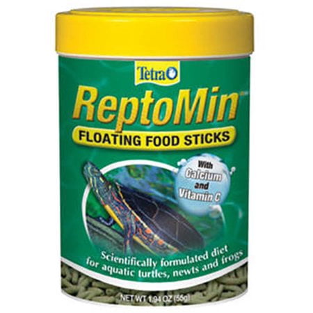 (2 Pack) TetraFauna ReptoMin Floating Food Sticks for Turtles, Newts & Frogs, 1.94