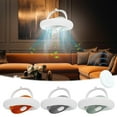 thumbnail image 5 of Green Usb Rechargeable Ceiling Fan Light With Remote Control 4 Wind Wind Levels 2 Light Level Folding 4000Mah Battery Size 8.7X9.1X2.0 Inch, 5 of 5