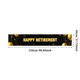 thumbnail image 3 of Black Background Banner with Golden Stars and Sparkles for Happy Retirement Party Backdrop Decorations Photo Booth Props Retirement Celebration Event Supplies, 3 of 7