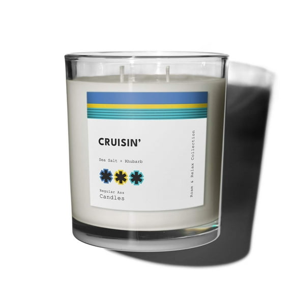 Cruisin', Sea Salt Rhubarb 11oz Candle