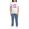 thumbnail image 4 of CafePress - 60 & Fabulous Women's Light Pajamas - Women's Short Sleeve Print T-Shirt and Pants Light Cotton Pajama Set, 4 of 7