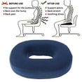 KeesonKimi Donut Pillow for Tailbone Pain Memory Foam Hemorrhoids Pain ...