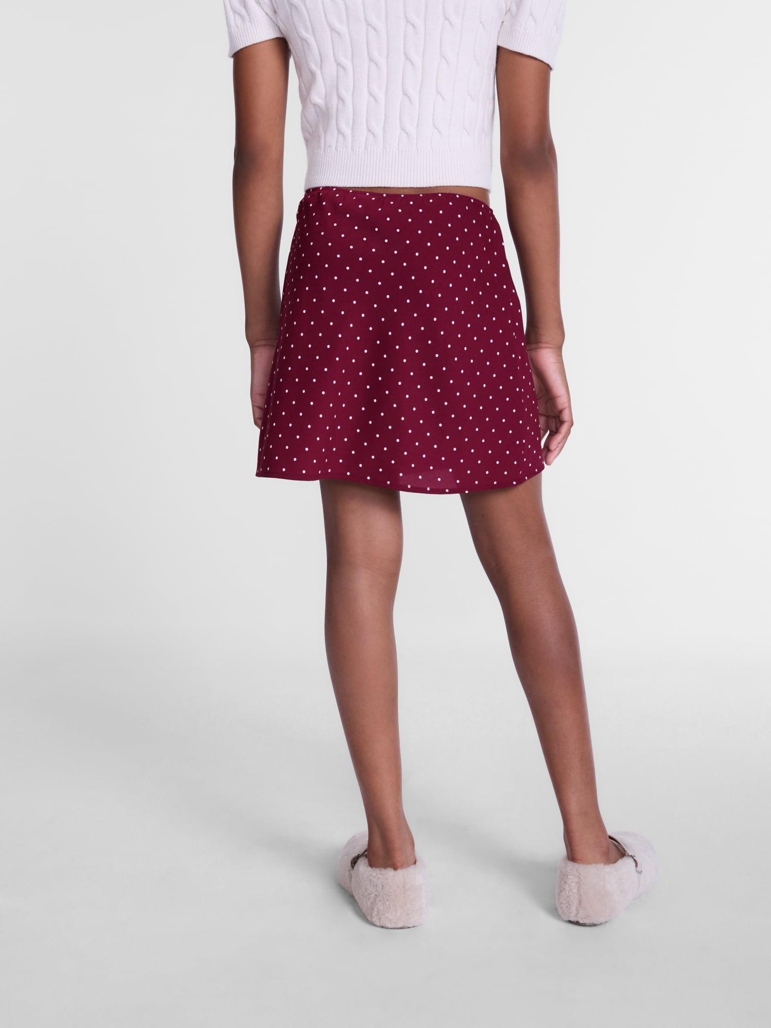 Weekend Academy Girls Printed Bias Cut Skort, Sizes 4-18