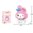 thumbnail image 1 of Cinnamoroll Cartoon Block Character Assembled Model Building Block Dolls Toy Children Gift, 1 of 5