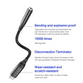 thumbnail image 4 of Adaptador De Cable De Audio Baja Pérdida Tipo-C A 3.5Mm Adaptador De Cable De Audio Aleación De Aluminio Trenzado Dac Transmisión De 32 Bits Convertidor De Cable De Audio Ampliamente Compatible Moyic EL010327-00, 4 of 5