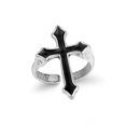 thumbnail image 1 of Jumpingount Anillo Religión Negro Durable Anillos de dedo Proceso de engrase Resistente Simple Joyería impermeable Hombres Festival de cumpleaños Accesorios de disfraces Jumpingount  AP015342-01, 1 of 6