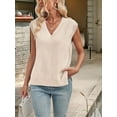 thumbnail image 6 of Womens V Neck Sweater Vest Oversized Ribbed Knit Sleeveless Casual Loose Fit Pullover Tank Top M, 6 of 9