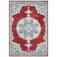 thumbnail image 3 of SAFAVIEH Brentwood Cahal Oriental Area Rug, Red/Ivory, 6' x 9', 3 of 14