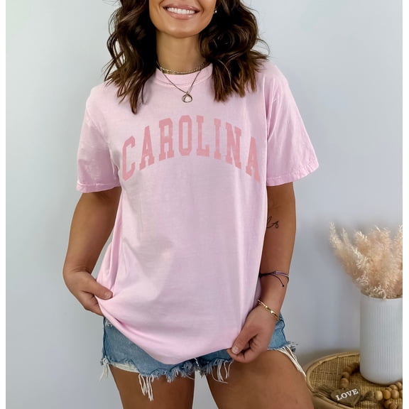 Pastel Carolina Tee Preppy Stuff South Carolina Football Shirt University College Apparel Varsity Shirt Sc Crewneck