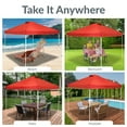thumbnail image 6 of Sunnydaze 12' x 12' Red Solid Premium Pop-Up Canopy Shade with Vent, 6 of 16