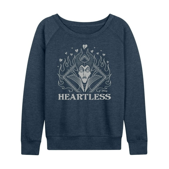 Disney Villains - Maleficent Heartless - Women's Lightweight French Terry Long Sleeve Shirt