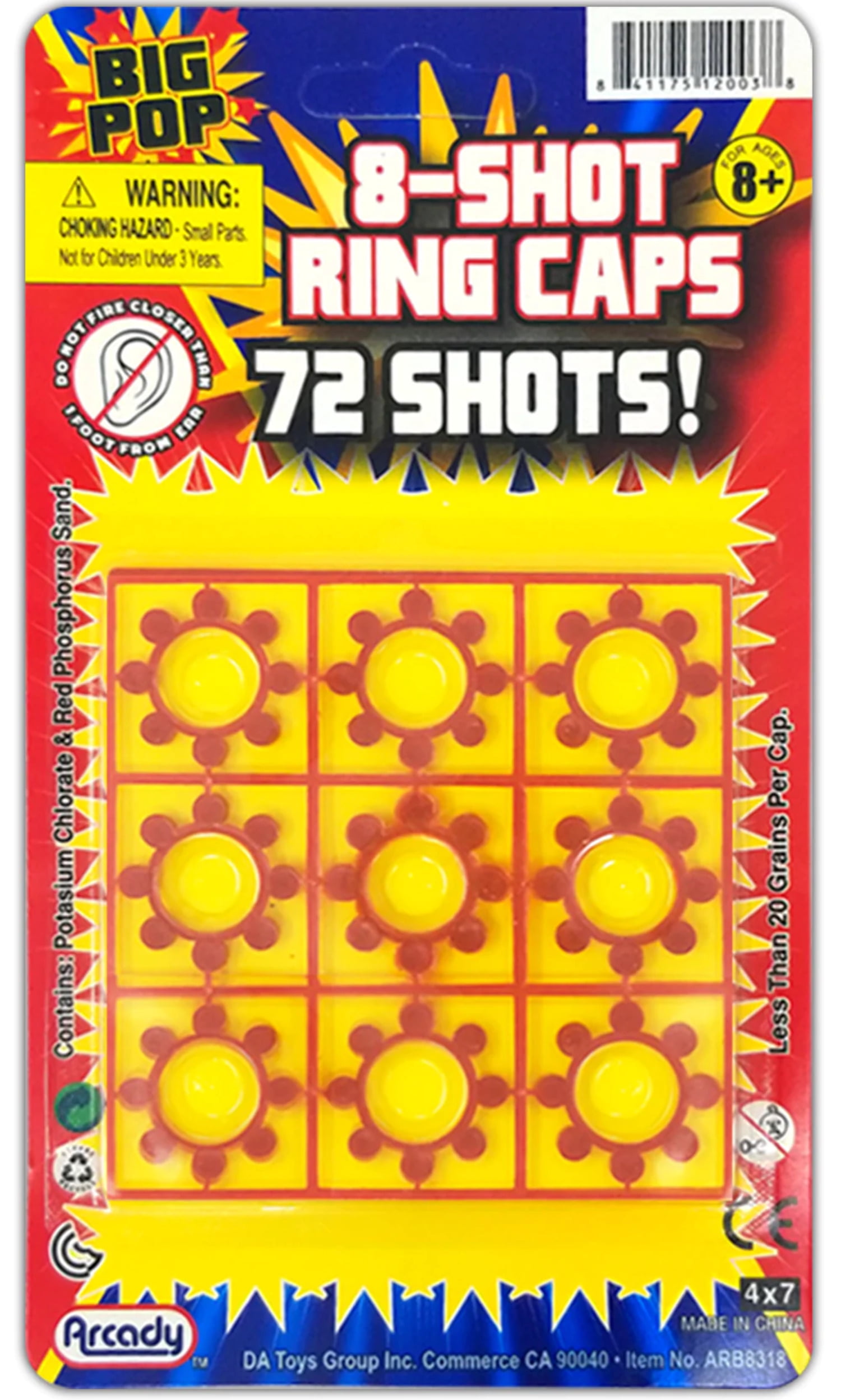 8 Shot Ring Cap Bullet – Kiddie Majigs