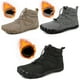 thumbnail image 2 of Botas de nieve de invierno para exteriores, zapatos de algodón grueso con forro polar para hombres, zapatos de montañismo de cinco dedos impermeables, antideslizantes y cálidos para mujer, 2 of 5