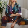 thumbnail image 6 of Haiem Forest Koala Pattern Women’s Long-sleeve Sleepwear,Sleepwear Set,2-piece Loungewear Set,Soft PJs Comfy Nightwear with Pockets-Small, 6 of 7
