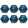 thumbnail image 2 of Disketp Eiffel Tower At Night Funny Coasters,6 Pcs Leather Coasters With Holder, Perfect Housewarming Hostess Gifts,Protect Furniture From Water Marks Scratch And Damage, 2 of 9
