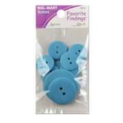 Favorite Findings Blue Buttons, 11 Piece