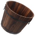 thumbnail image 1 of Wooden Buckets and Pails, Stylish Garden Accessories with Breathable Base, Long-term Use, 1 of 5