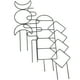 thumbnail image 2 of KAKOWELY 4 enrejados metálicos para plantas trepadoras, soporte para plantas de jardín, enrejados para plantas trepadoras, 2 of 5