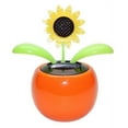 Ecofriendly Dancing Flower Solar Power Toys 4 Mixed Daisy Sunflower