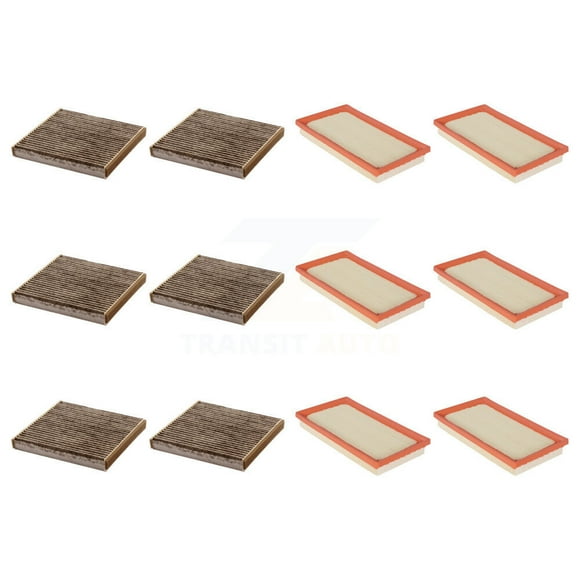 PUR 6x Air + 6x Cabin Filter (12 Total) Kit for Car 2016-2020 Toyota Mirai KFL-102787