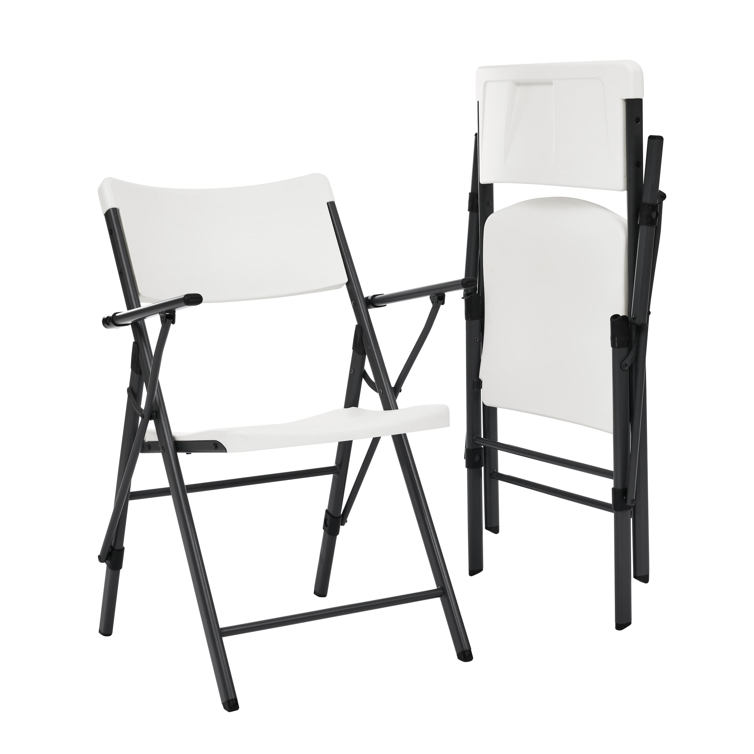 Mainstays 32 Metal Construction Portable Folding Chair Bungee Chair Black Walmart