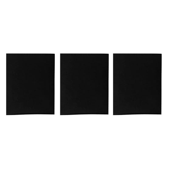 HEALEEP Construction Paper Black 50Pcs Ideal For Diy Projects And Scrapbooking A4 250gsm