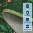 thumbnail image 6 of GlowSol 2'x6' Hallway Floral Runner Rug Non Slip Bedroom Runner Rug Washable Soft Kitchen Rug for Laundry Dorm, Green, 6 of 7