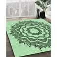 thumbnail image 2 of Ahgly Company Indoor Rectangle Patterned Mint Green Area Rugs, 5' x 7', 2 of 6