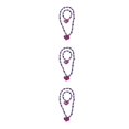 thumbnail image 2 of Minnieouse Necklace Bracelet Cute Wearable Jewelry Set Accessories Girls Decorative Sweet Stretchable Toddler Pendant Style for Party Type1 NO1 Minnieouse CBP451741, 2 of 6