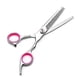 thumbnail image 1 of Tijeras de peluquería con hojas de acero inoxidable de precisión, kit de tijeras ergonómicas para barbero, color 01, 1 of 2
