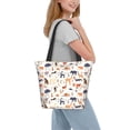 thumbnail image 2 of Pofeuu South American Animals Print Women Fashion Shoulder Handbags Top Handle Satchel Bags Tote Shoulder Shopping Bag Stylish Canvas Tote Bag, 2 of 6