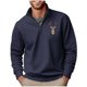 thumbnail image 1 of Blusa y camisa de manga larga con cuello alto para hombre, sudadera con capucha estampada, jersey deportivo con media cremallera, blusa de manga larga con cuello alto para hombre, blusa de poliéster, 1 of 4